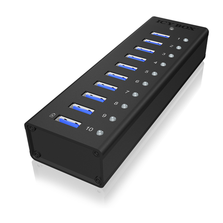 Raidsonic 10 port USB 3.0 Hub IB-AC6110