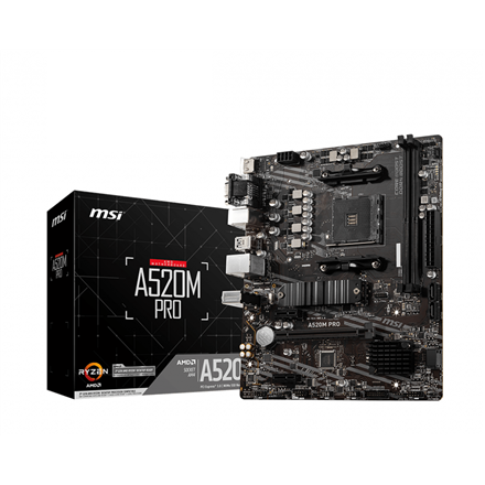 MSI Processor family AMD A520M PRO
