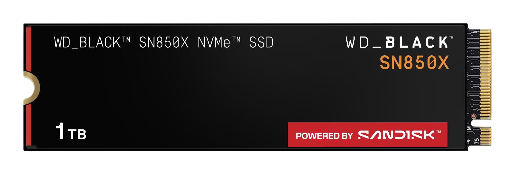 WD Black SSD SN850X Gaming NVMe 1TB M.2