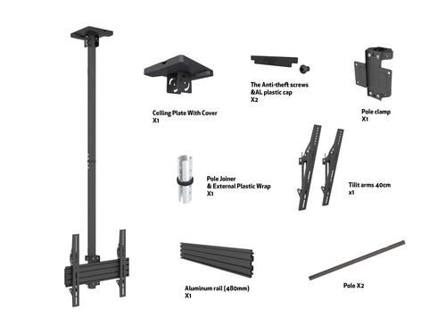 MULTIBRACKETS Ceiling Mount Pro MBC1U — pilt 6