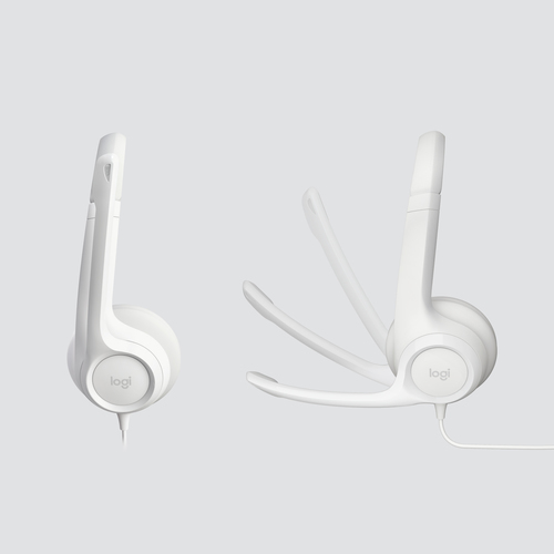 LOGI H390 USB Computer Headset - WHITE — pilt 3