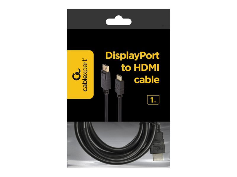 GEMBIRD cable DISPLAYPORT M -> HDMI M 1m — pilt 4