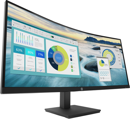 HP P34hc G4 34inch WQHD USB-C Curved — pilt 2