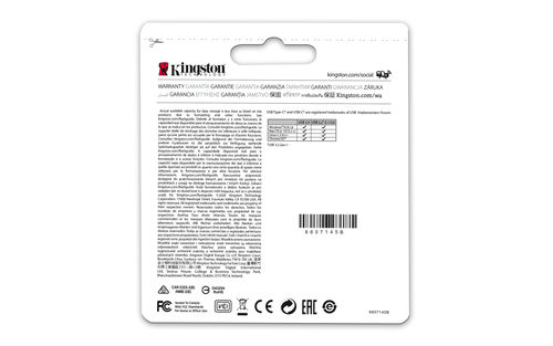 MEMORY DRIVE FLASH USB3.2/256GB DTDUO3CG3/256GB KINGSTON — pilt 6