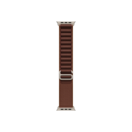 APPLE 49mm Burgundy Alpine Loop - Small - Natural Titanium Finish | Apple