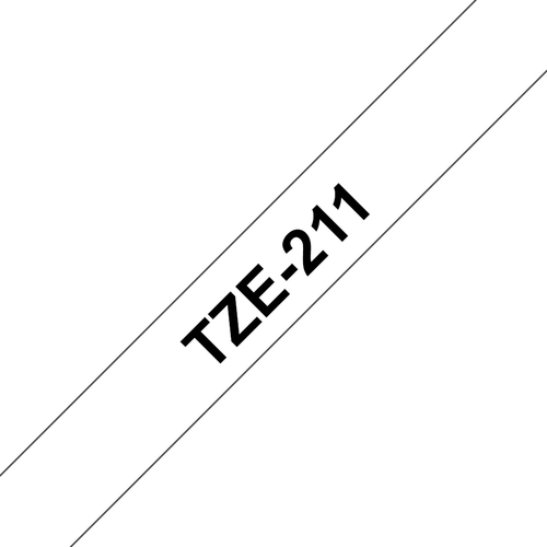 BROTHER TZE211 tape cassette 6mm 8m