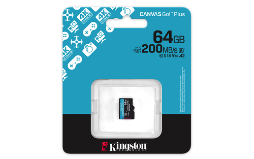 KINGSTON 64GB microSDXC Canvas w/o ADP — pilt 3