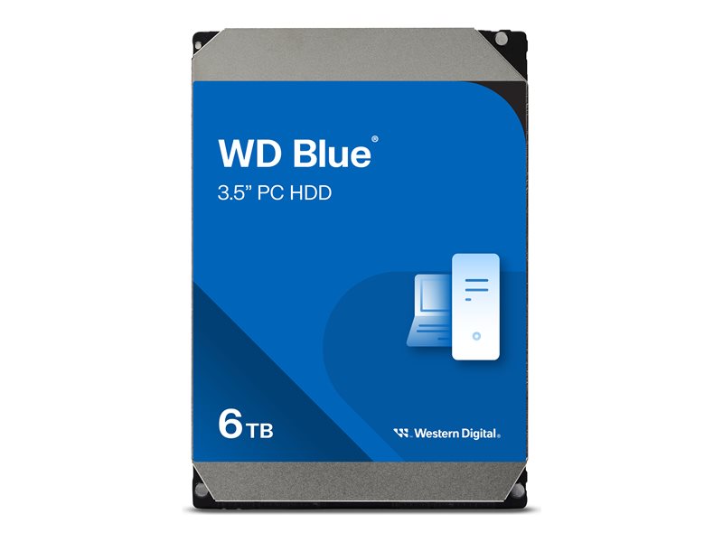 WD Blue 6TB SATA 3.5in PC 6 Gb/s HDD — pilt 2