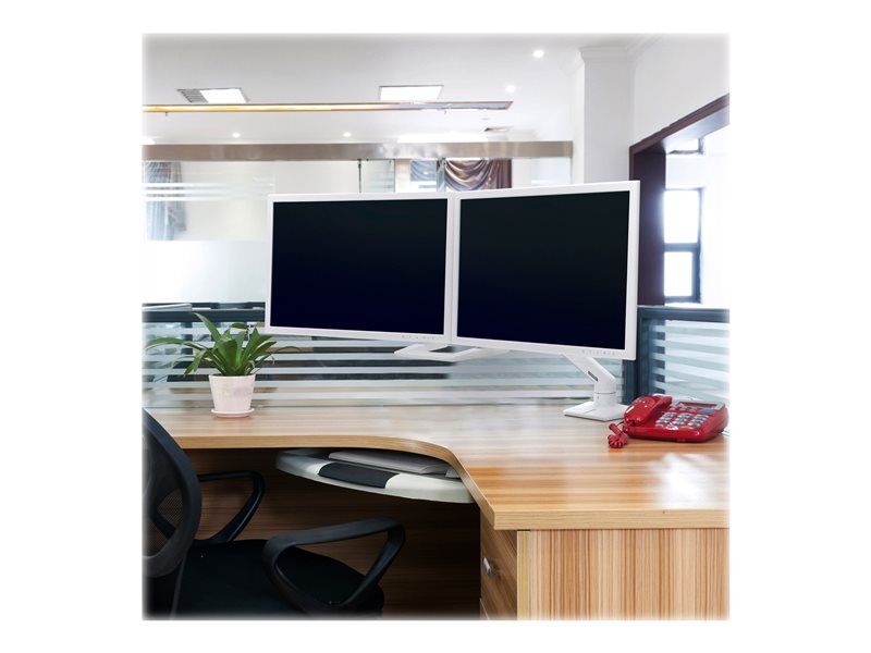 ERGOTRON HX Dual Monitor Desktop Arm whi — pilt 6