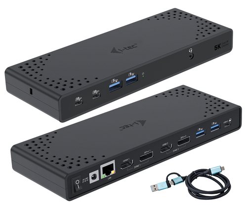 I-TEC USB3.0/USB-C/Thunderbolt DualDS+PD