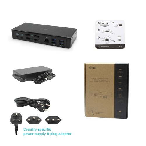 I-TEC USB-C Quattro Docking Station 85W — pilt 9