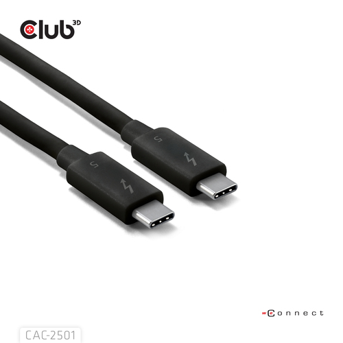 CLUB 3D Thunderbolt 5 1m Cable — pilt 6