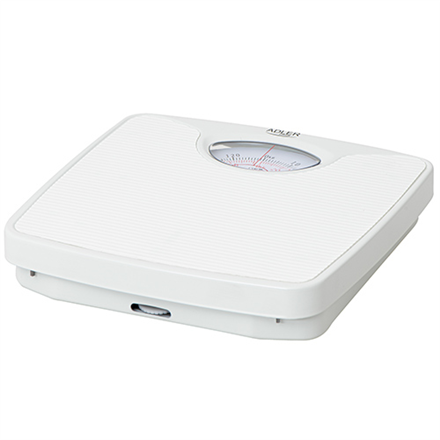 Adler Mechanical bathroom scale AD 8151 white