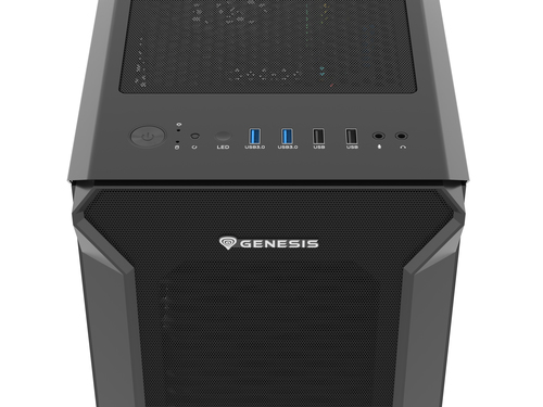 NATEC Genesis PC case Irid 505F Midi — pilt 2