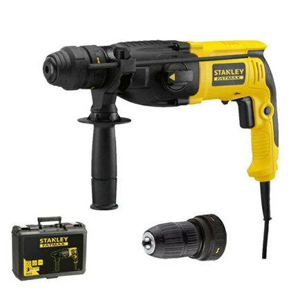 Stanley 2.4J SDS Plus Hammer Drill With Quick Change Chuck, Kitbox SFMEH210K-QS