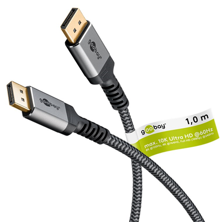 Goobay DisplayPort Cable 2.0/2.1, 54 Gbit/s 75679