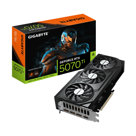 Gigabyte Gigabyte GeForce RTX 5070 Ti WINDFORCE OC V2 16G GV-N507TWF3OCV2-16GD