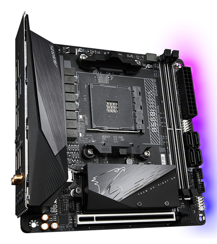 GIGABYTE B550I AORUS PRO AX AM4 DDR4 — pilt 3