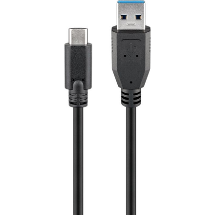Goobay Goobay 71221 USB-C to USB A 3.0 cable, black, 2m 71221