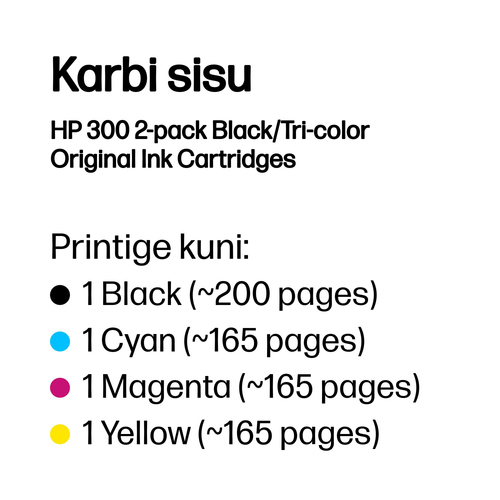 HP 300 ink combo pack black/tri-color BL — pilt 2