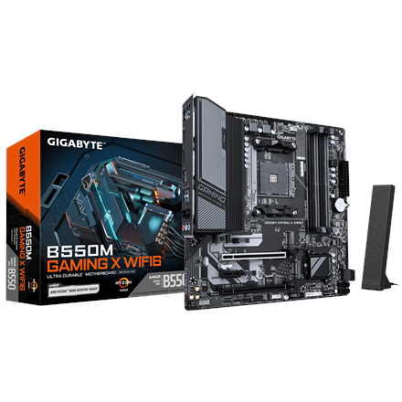 GIGABYTE B550M GAMING X WIFI6 AM4 MB