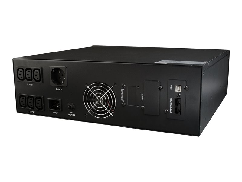 EnerGenie GEMBIRD EG-UPSRACK-13 UPS Energenie-Gembird RACK 19 3.4U,3000VA,Pure Sine,6xIEC,1xSchuko230V,LCD EG-UPSRACK-13 — pilt 6