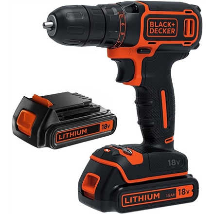 BLACK & DECKER BLACK & DECKER Cordless Drill BDCDC18B-QW