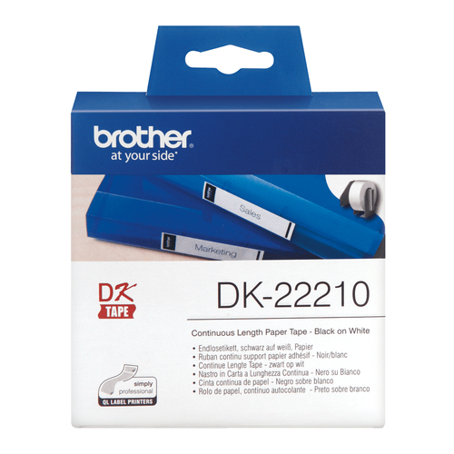BROTHER DK22210 endless label paper — pilt 2
