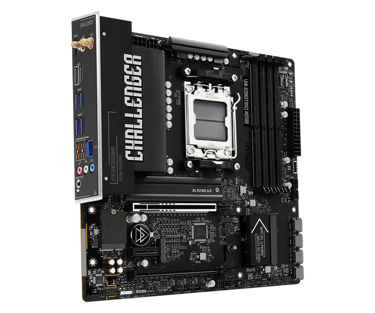 MB AMD B850 SAM5 MATX/B850M CHALLENGER ASROCK — pilt 4