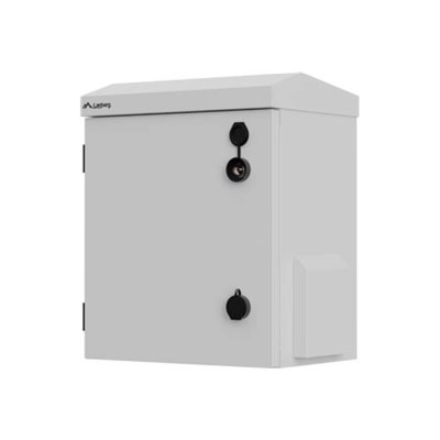 Lanberg Rack Cabinet 10" Wall/Pole-Mount IP55 Hermetic 320X220X400, Grey (Assembled)