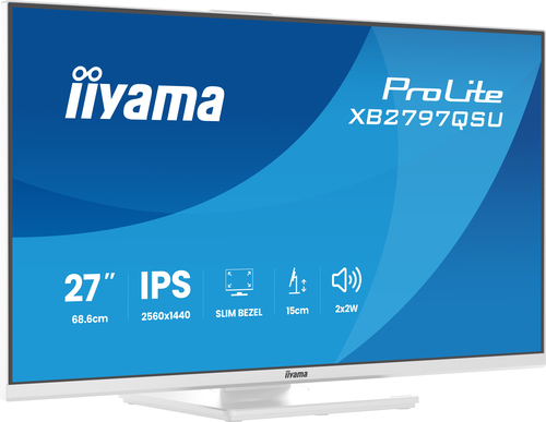 IIYAMA XB2797QSU-W1 27inch WHITE IPS — pilt 9