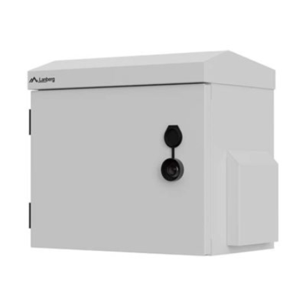 Lanberg Rack Cabinet 10" Wall/Pole-Mount IP55 Hermetic 320X220X300, Grey (Assembled)
