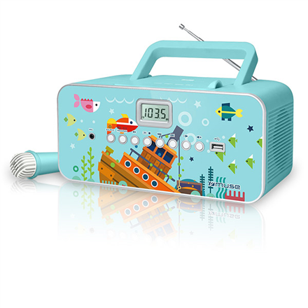 Muse Portable radio CD/MP3 player with USB M-29KB