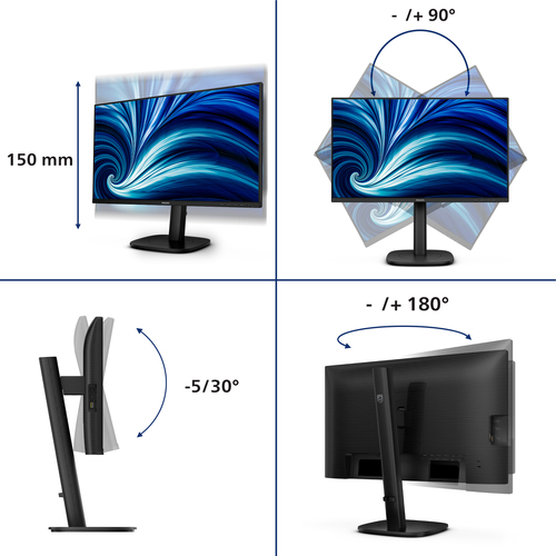 PHILIPS 24B2U3601/00 23.8inch IPS QHD — pilt 3