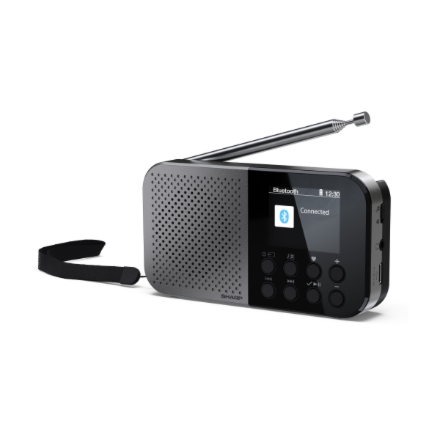 Sharp Sharp OSAKA Pocket/Handheld Portable Digital Radio DR-P520(GY)