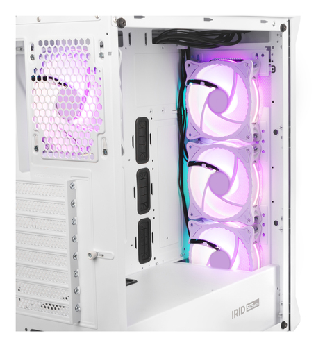 NATEC GENESIS PC case Irid 505 ARGB Wh — pilt 4