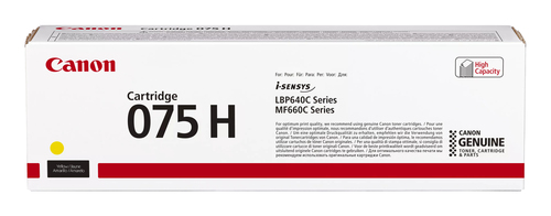 CANON Toner Cartridge 075 H Y