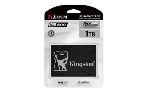 KINGSTON 1024GB SSD KC600 SATA3 2.5inch — pilt 4