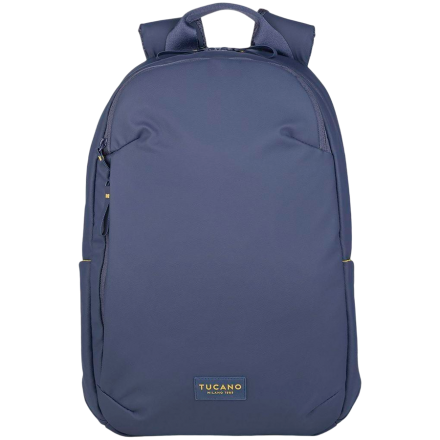 The Laser backpack for 15.6" laptops and 16" MacBooks, made from water-resistant resin-coated fabric obtained from recycled plastic, features a compact design and excellent pocket organization.