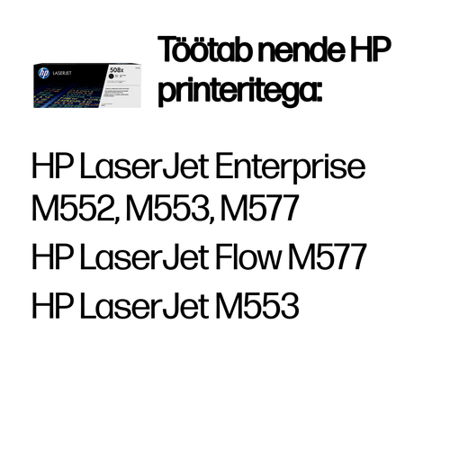 HP 508X Tonercartridge black — pilt 2