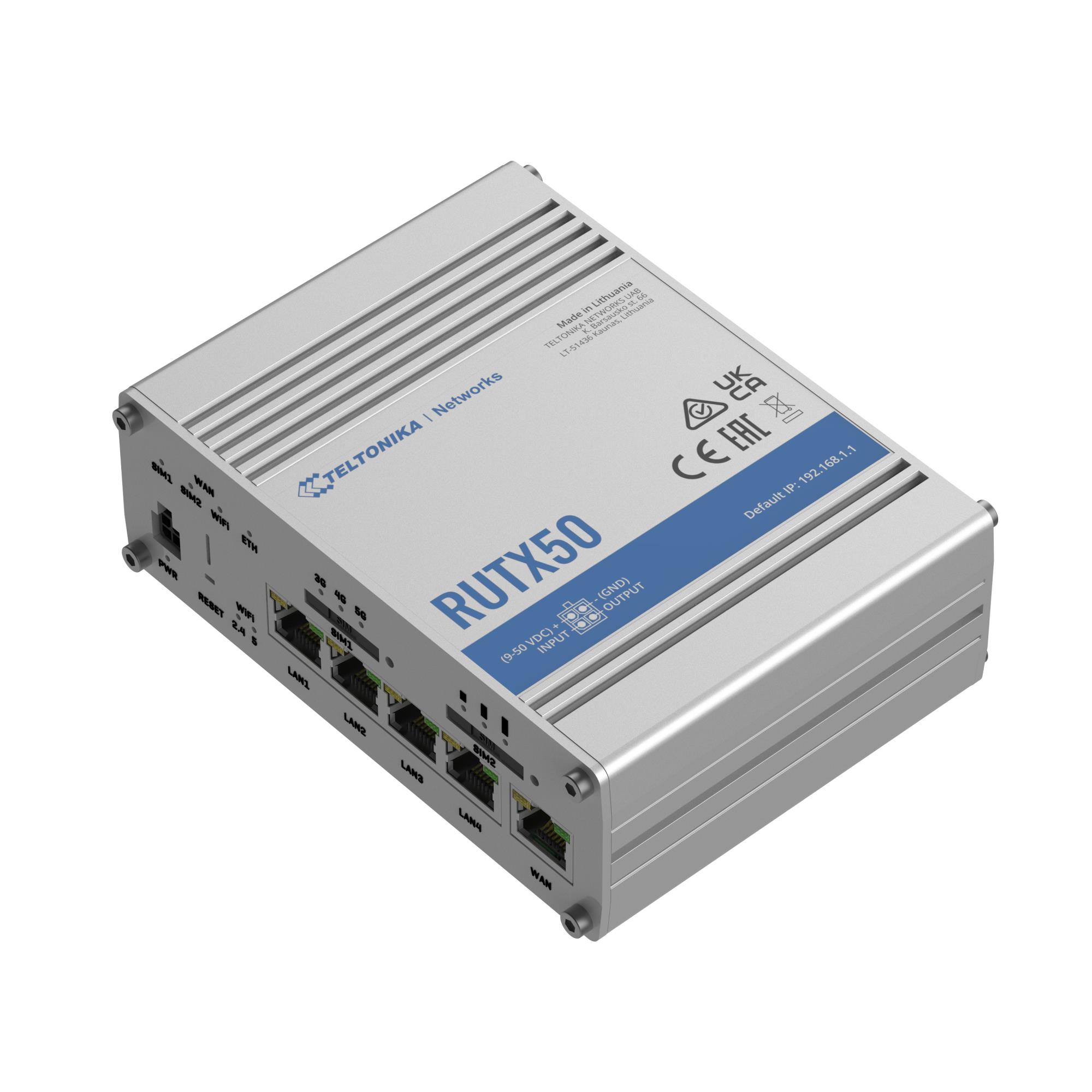 Teltonika INDUSTRIAL 5G ROUTER RUTX50