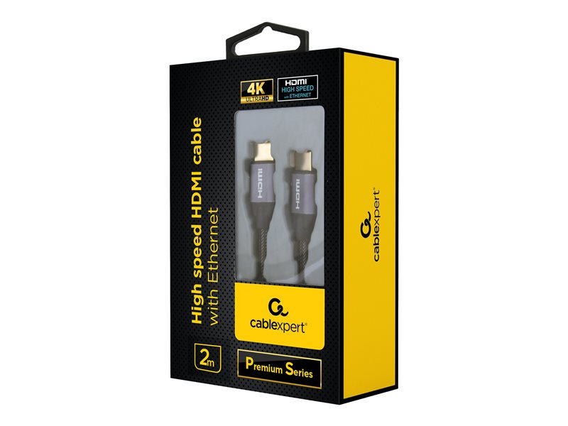 CABLE HDMI-HDMI 2M V2.0/PREMIUM CCBP-HDMI-2M GEMBIRD — pilt 2