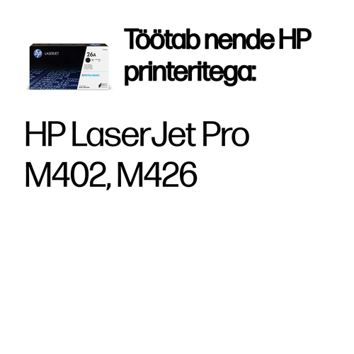 HP 26A Original Toner Cartridge black — pilt 2
