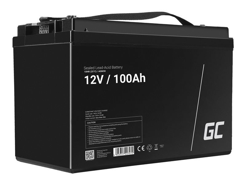 GREEN CELL Battery AGM 12V 100Ah — pilt 5