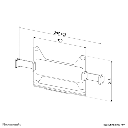 NEOMOUNTS Laptop Desk Holder 11.6-17.3in — pilt 9
