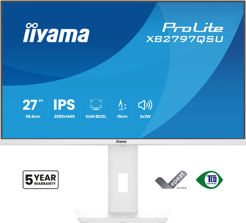 IIYAMA XB2797QSU-W1 27inch WHITE IPS — pilt 2
