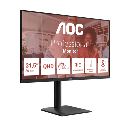 AOC 31.5inch 2560x1440 100Hz IPS Flat — pilt 3