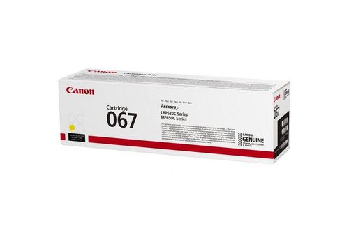 CANON Toner Cartridge 067 Yellow — pilt 3