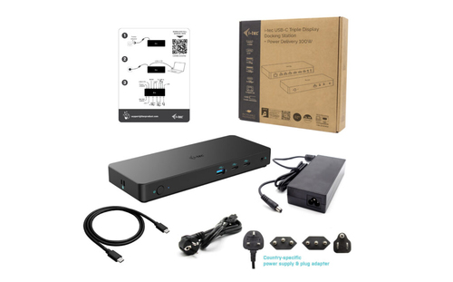 I-TEC USB-C Triple 4K DS Gen2 PD 100W — pilt 4