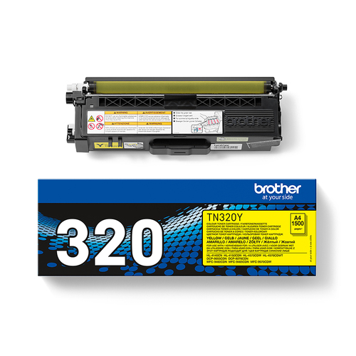 BROTHER TN320Y Toner yellow 4140 4150 — pilt 4